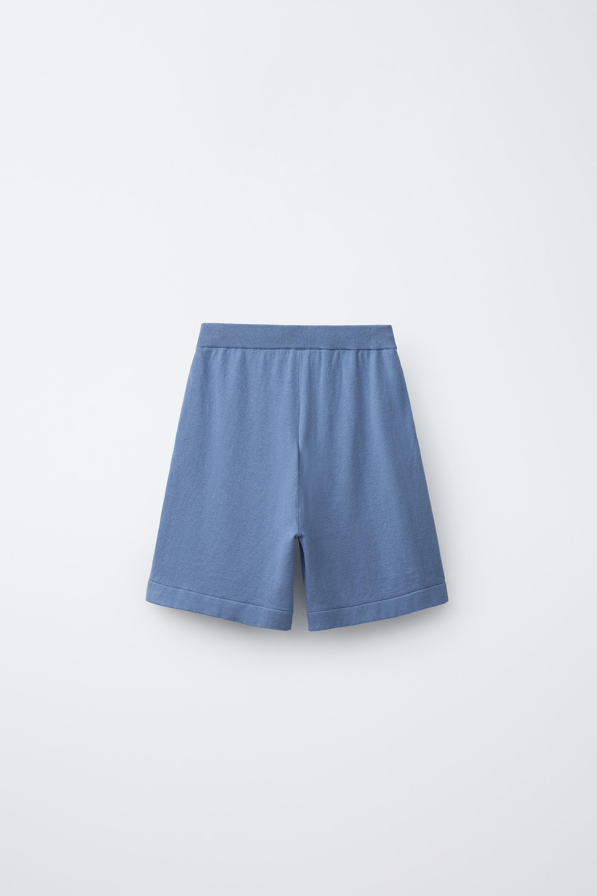 COTTON LINEN BLEND SHORTS
